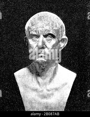 MARCUS PORCIUS CATO (234-149 BC), Roman Statesman, Known As Censorius ...