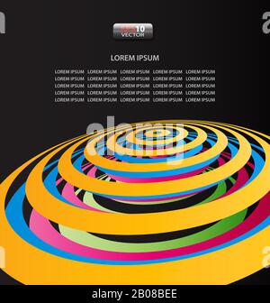 Colorful abstract technology background for creative design needs Stock Vector
