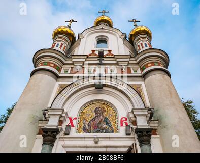 St Catherines Church, historic Russian orthodox church, Yekaterinburg, Siberia, Russian federation Stock Photo