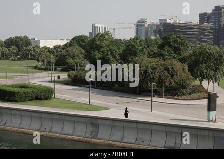 View of MIA Park from Museum of Islamic Art, Doha, Qatar on October 10, 2019.