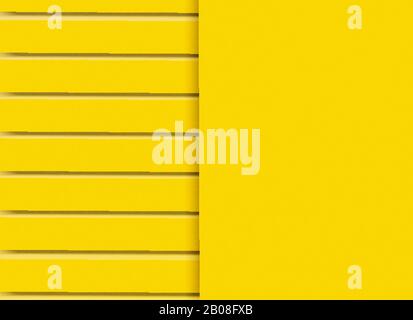 Illustration of linear yellow geometric shapes Stock Vector