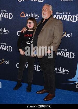 18 February 2020 - Hollywood, California - John Ratzenberger.  Premiere Of Disney And Pixar's ''Onward'' at El Capitan Theatre. (Credit Image: © Billy Bennight/AdMedia via ZUMA Wire) Stock Photo