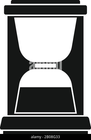 Holder coffee machine icon. Simple illustration of holder coffee machine vector icon for web design isolated on white background Stock Vector