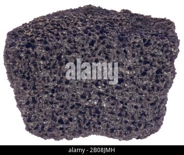 Pumice, Igneous, Mexico Pumice is a volcanic rock that consists of highly vesicular rough textured volcanic glass. Stock Photo