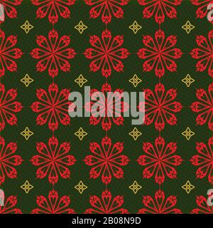 Design of creative seamless pattern template for useful design needs Stock Vector