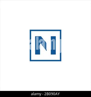 Initial letter mn or nm logo vector design template Stock Vector
