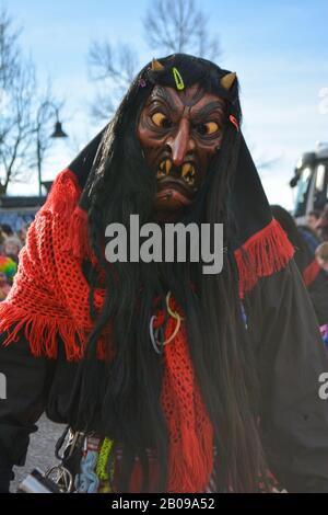 COLOGNE, GERMANY - FEBRUARY 27: Unidentified musicians in the Carnival parade on February 27, 2006 in Cologne, Germany. This parade is organized yearl Stock Photo