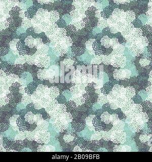abstract clouds seamless vector pattern Stock Vector