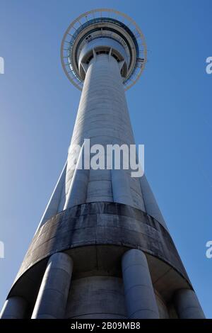 Architectural features of a building in the Auckland CBD, Auckland, New Zealand Stock Photo