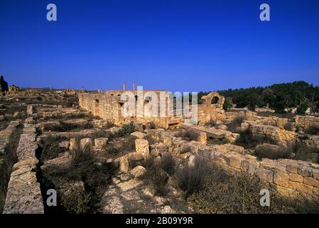 LIBYA, NEAR BENGHAZI, CYRENE, HOUSE OF JASON MAGNUS Stock Photo