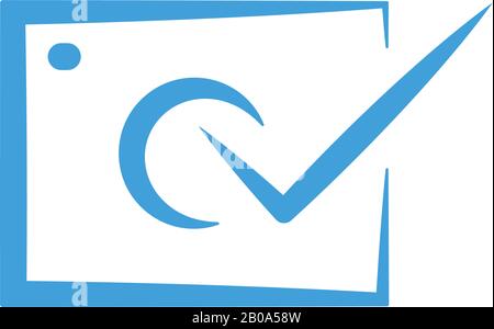 Photography icon design vector template Stock Vector