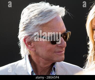 LAS VEGAS, NV - October 18: Michael Douglas pictured as The Cast of 'Last Vegas' receive the Key to the city of Las Vegas at The Bellagio Fountains on October 18, 2013 in Las Vegas, Nevada. ©  Kabik/ Starlitepics /MediaPunch Inc. Stock Photo