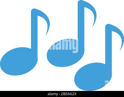 Music icon design vector template Stock Vector