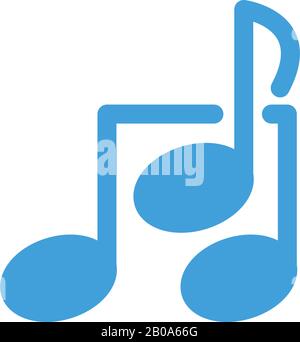 Music icon design vector template Stock Vector