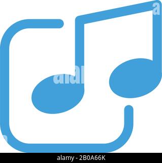 Music icon design vector template Stock Vector