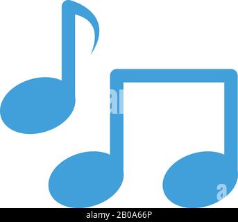 Music icon design vector template Stock Vector
