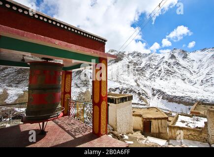 Liker or Klukhil monastery in Ladakh. Himalayas. India Stock Photo