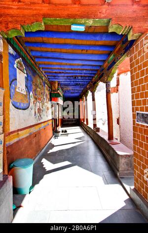 Liker or Klukhil monastery in Ladakh. Himalayas. India Stock Photo