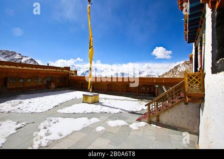 Liker or Klukhil monastery in Ladakh. Himalayas. India Stock Photo