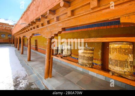 Liker or Klukhil monastery in Ladakh. Himalayas. India Stock Photo