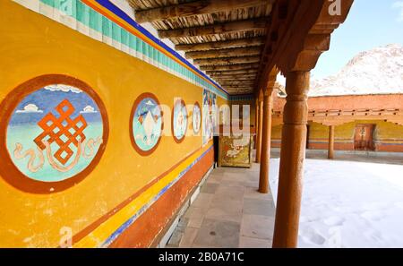 Liker or Klukhil monastery in Ladakh. Himalayas. India Stock Photo