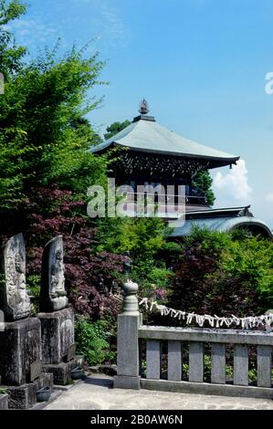 JAPAN, NEAR HIROSHIMA, MIYAJIMA ISLAND, DAISHOIN TEMPLE (BUDDHIST TEMPLE) Stock Photo