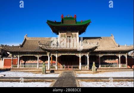 MONGOLIA, ULAANBAATAR, WINTER PALACE OF THE BOGDA KHAN Stock Photo