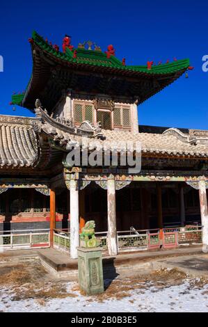 MONGOLIA, ULAANBAATAR, WINTER PALACE OF THE BOGDA KHAN Stock Photo