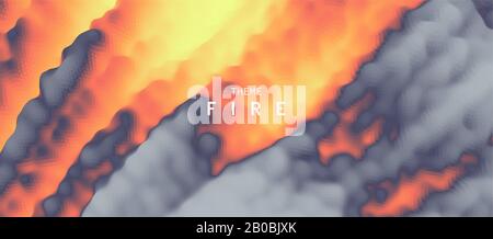 Lava. Abstract background. Modern pattern. Vector illustration for design. Stock Vector