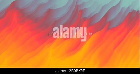 Lava. Abstract background. Modern pattern. Vector illustration for design. Stock Vector