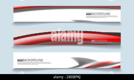 rectangular banner background vector. geometric shape design Stock Vector