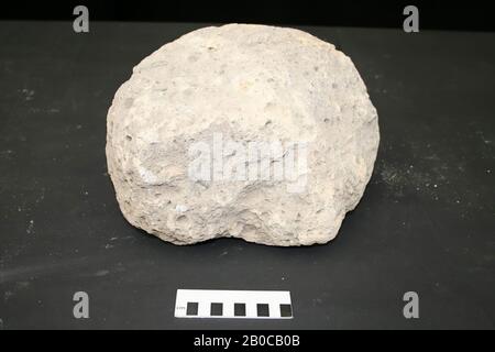 Construction fragment of tuff stone, building fragment, stone, tuff, 30 x 25 x 18 cm, 4 kg, unknown, unknown, unknown, unknown Stock Photo