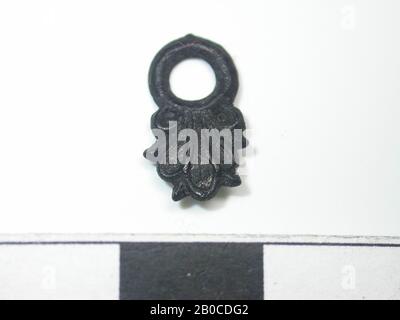 The Netherlands Middle Ages, belt fittings, metal, lead, tin alloy, H, 1.35 cm Stock Photo