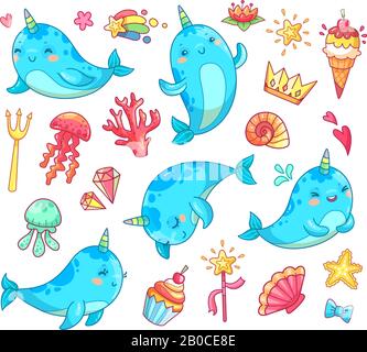Kawaii Cute Whale Drawings - Amashusho ~ Images
