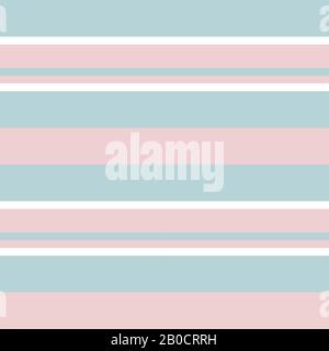 Colourful Classic Modern Stripe Pattern - This is a classic horizontal striped pattern suitable for shirt printing, textiles, jersey, jacquard pattern Stock Vector