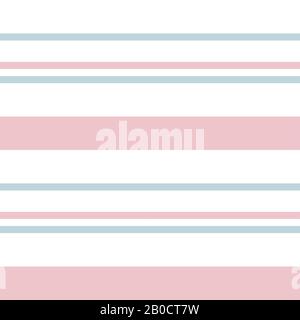 Colourful Classic Modern Stripe Pattern - This is a classic horizontal striped pattern suitable for shirt printing, textiles, jersey, jacquard pattern Stock Vector