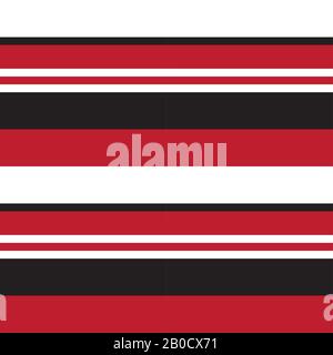 Colourful Classic Modern Stripe Pattern - This is a classic horizontal striped pattern suitable for shirt printing, textiles, jersey, jacquard pattern Stock Vector