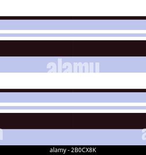 Colourful Classic Modern Stripe Pattern - This is a classic horizontal striped pattern suitable for shirt printing, textiles, jersey, jacquard pattern Stock Vector