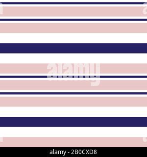 Colourful Classic Modern Stripe Pattern - This is a classic horizontal striped pattern suitable for shirt printing, textiles, jersey, jacquard pattern Stock Vector
