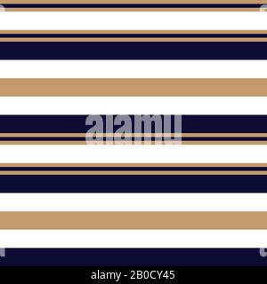Colourful Classic Modern Stripe Pattern - This is a classic horizontal striped pattern suitable for shirt printing, textiles, jersey, jacquard pattern Stock Vector