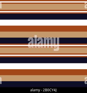 Colourful Classic Modern Stripe Pattern - This is a classic horizontal striped pattern suitable for shirt printing, textiles, jersey, jacquard pattern Stock Vector