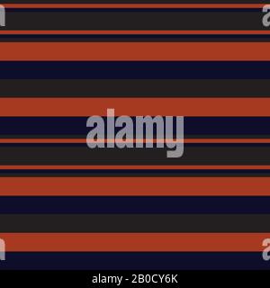 Colourful Classic Modern Stripe Pattern - This is a classic horizontal striped pattern suitable for shirt printing, textiles, jersey, jacquard pattern Stock Vector