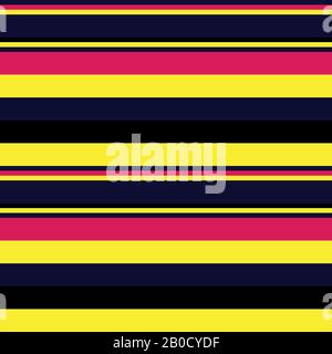 Colourful Classic Modern Stripe Pattern - This is a classic horizontal striped pattern suitable for shirt printing, textiles, jersey, jacquard pattern Stock Vector