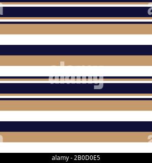 Colourful Classic Modern Stripe Pattern - This is a classic horizontal striped pattern suitable for shirt printing, textiles, jersey, jacquard pattern Stock Vector