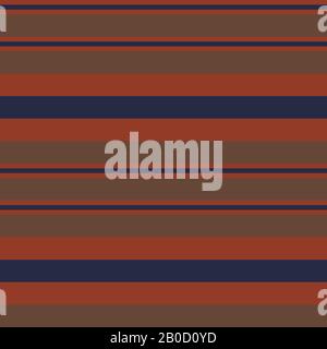 Colourful Classic Modern Stripe Pattern - This is a classic horizontal striped pattern suitable for shirt printing, textiles, jersey, jacquard pattern Stock Vector