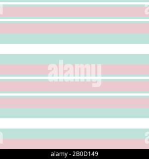 Colourful Classic Modern Stripe Pattern - This is a classic horizontal striped pattern suitable for shirt printing, textiles, jersey, jacquard pattern Stock Vector