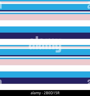Colourful Classic Modern Stripe Pattern - This is a classic horizontal striped pattern suitable for shirt printing, textiles, jersey, jacquard pattern Stock Vector