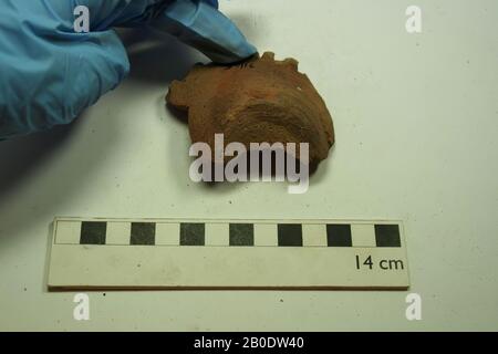 Egypt, shard, earthenware, 4 x 6 cm, Meroitic Period, 2nd-4th century A.D, Egypt Stock Photo