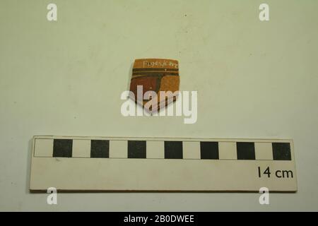 Egypt, shard, earthenware, 3 x 3 cm, Meroitic Period, 2nd-4th century A.D, Egypt Stock Photo