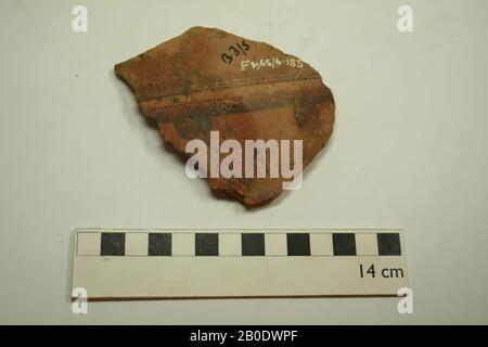 Egypt, shard, earthenware, 11 x 9 cm, Meroitic Period, 2nd-4th century A.D, Egypt Stock Photo